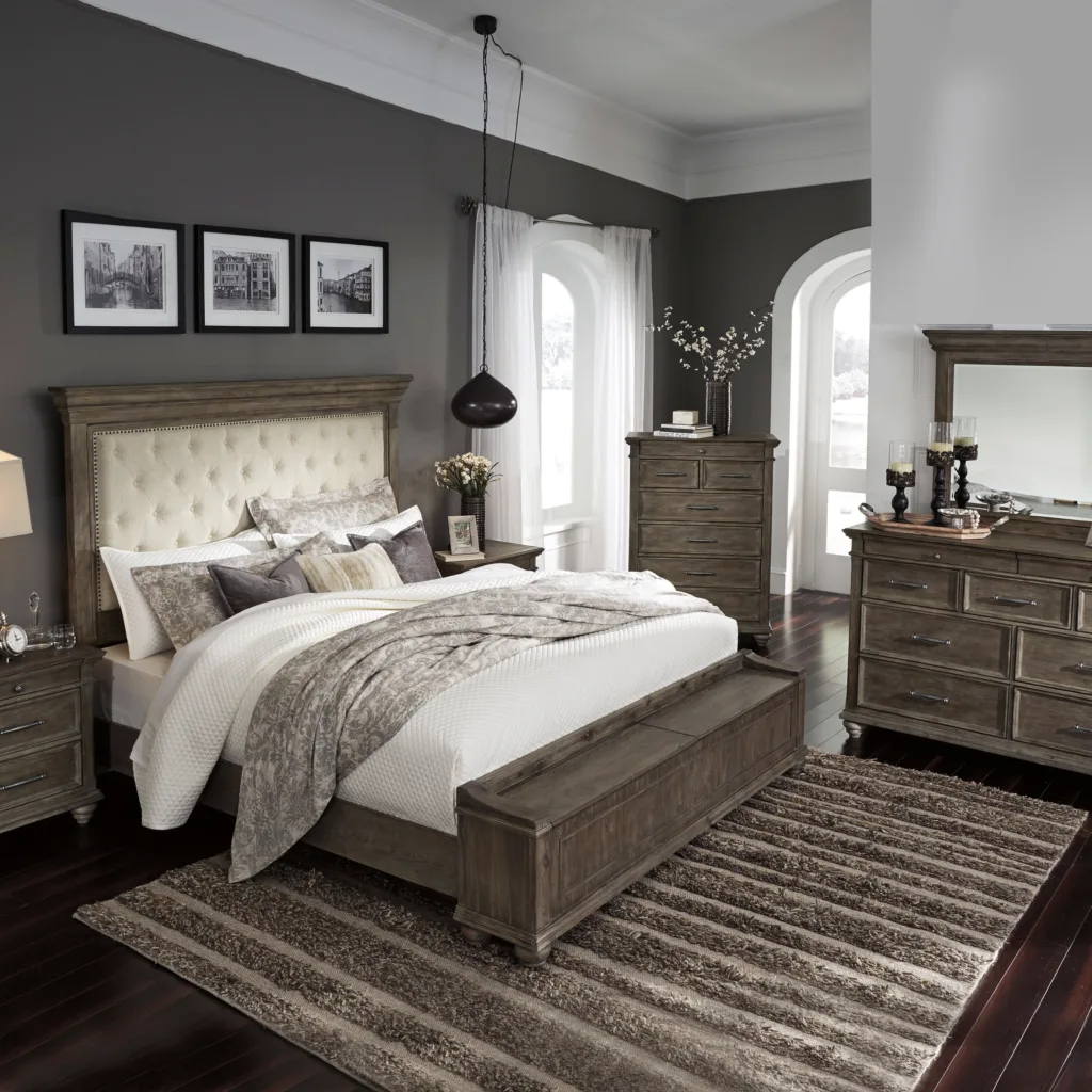 Johnelle 5 Pcs. King Bedroom Set United Furniture