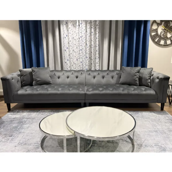 Hamra 4 Seater Sofa - Grey - United Furniture