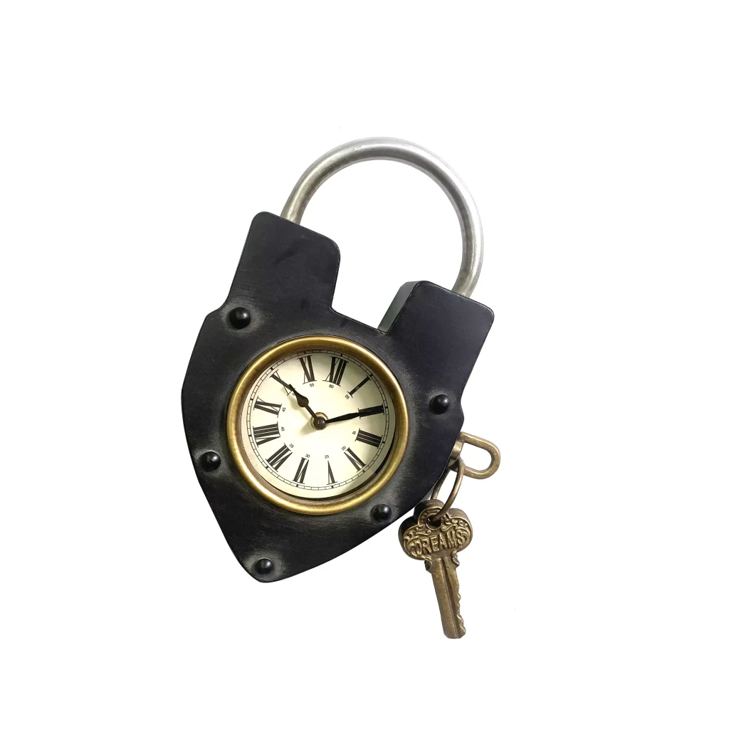 Lock & Key Wall Clock United Furniture