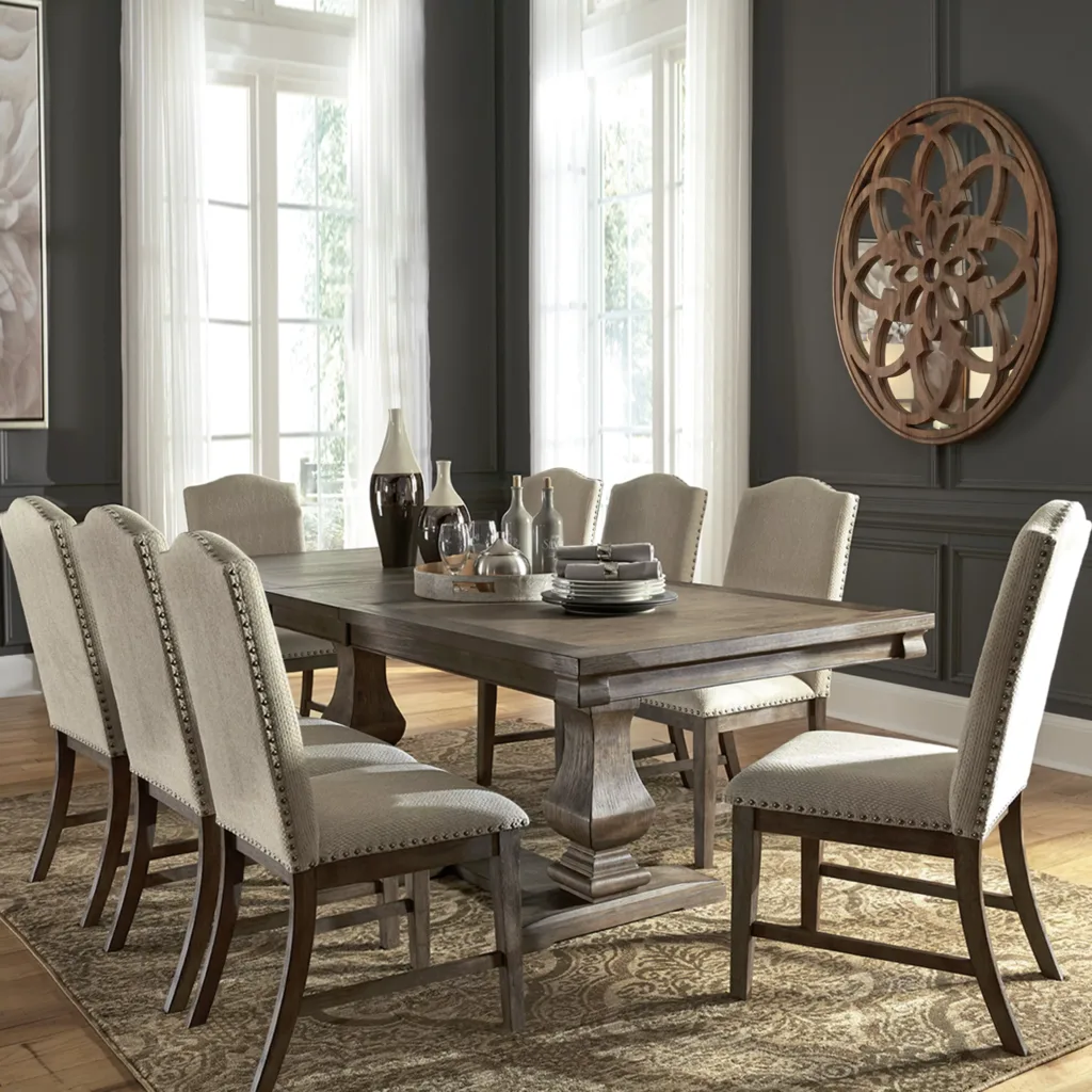 Johnelle 9 Pcs.Extendable Dining Set United Furniture