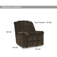 Ludden cocoa rocker recliner sale